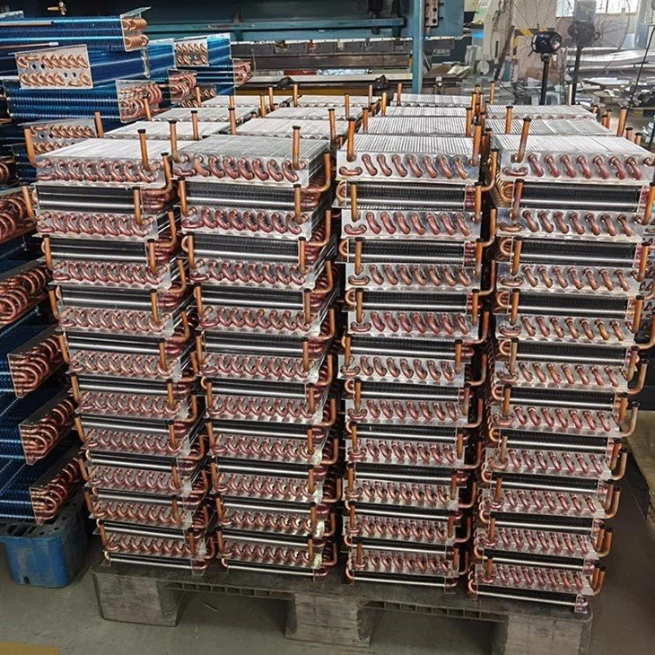 Copper And Aluminum Fin Tube Condenser & Evaporator